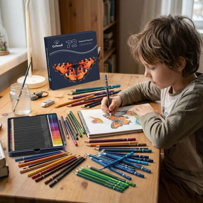 Crayons de couleur | 72 Teintes