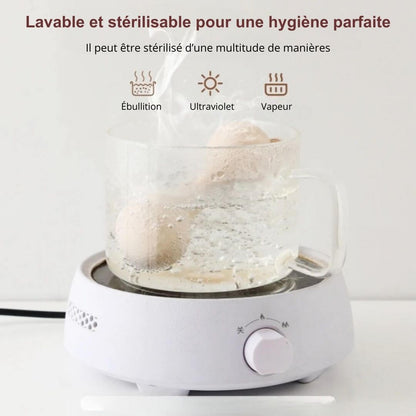 Hochet bebe maracas petit ourson stérilisable