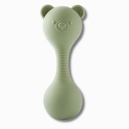 Hochet bebe maracas petit ourson vert