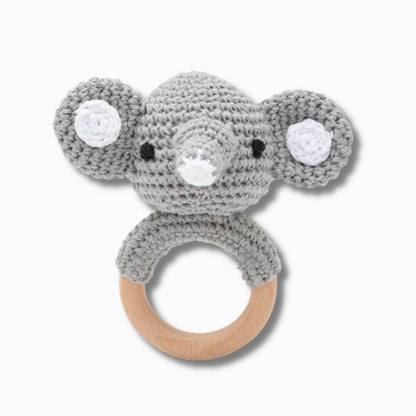 Hochet en crochet Éléphant