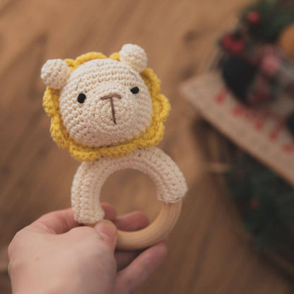 Hochet en crochet facile à tenir