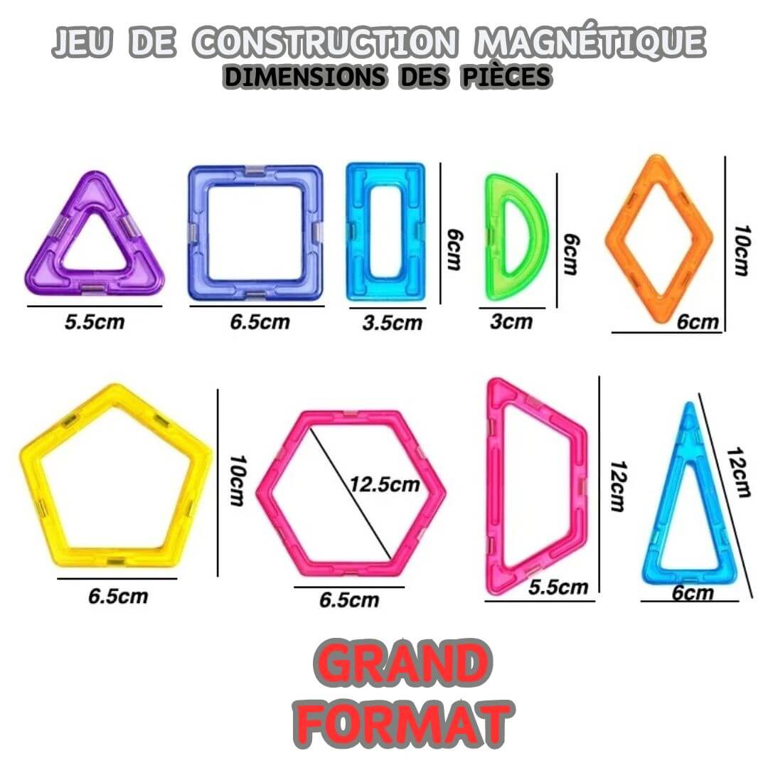 Jeu de construction magnétique