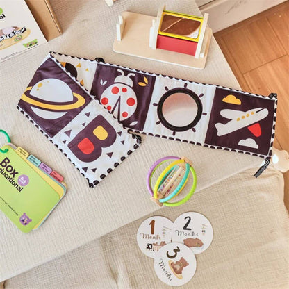 Jouet Montessori 0-6 mois | coffret-cadeau Éveil.