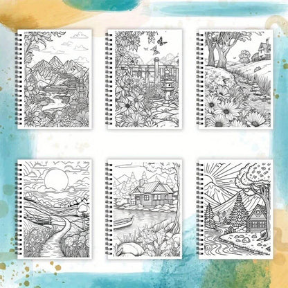 Livre de coloriage | Le Fantasy Landscape™