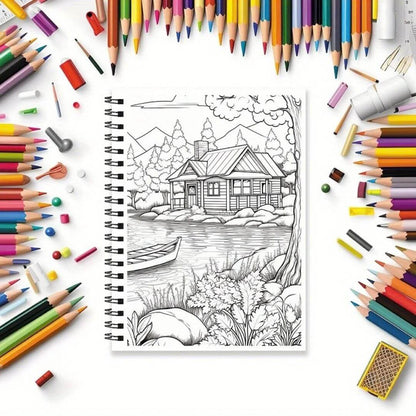 Livre de coloriage | Le Fantasy Landscape™