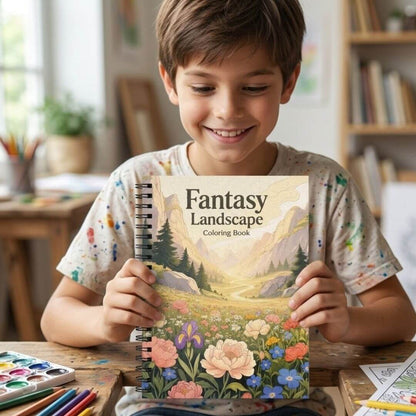 Livre de coloriage | Le Fantasy Landscape™