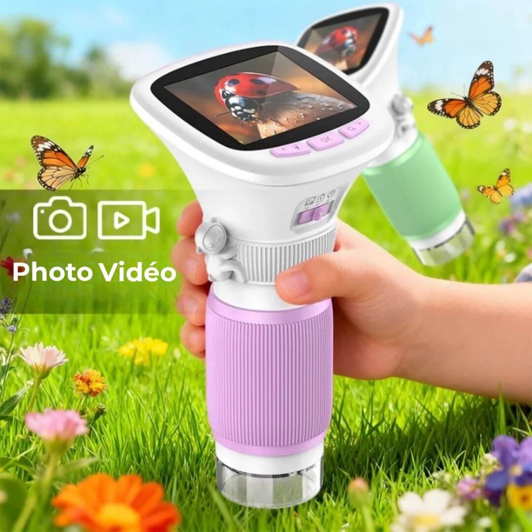 Microscope Portable Enfant ExploraVision™ | univers-enfance.com