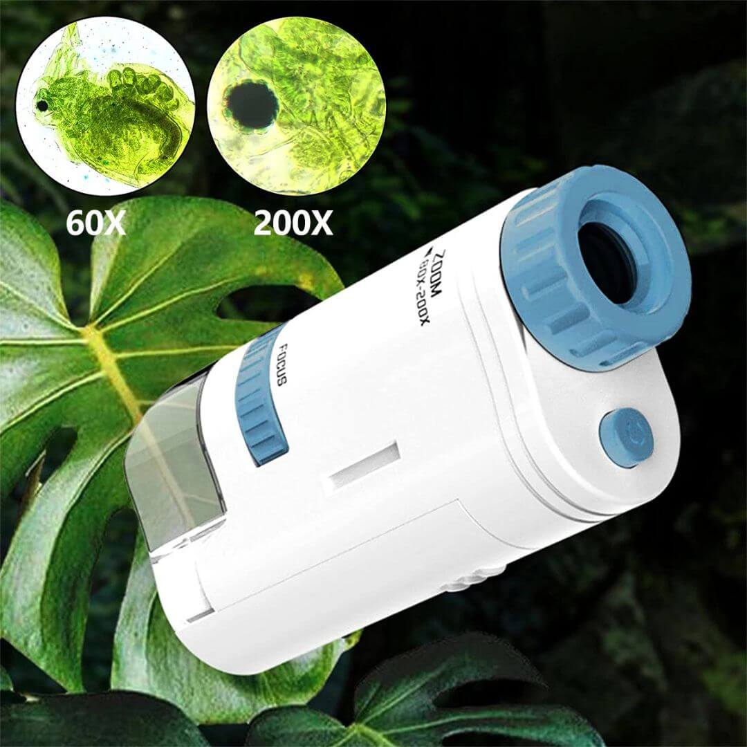 Microscope enfant LearnScope™, Portable LED 200x, univers-enfance.com
