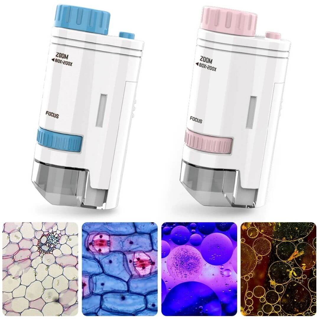 Microscope enfant LearnScope™, Portable LED 200x, univers-enfance.com