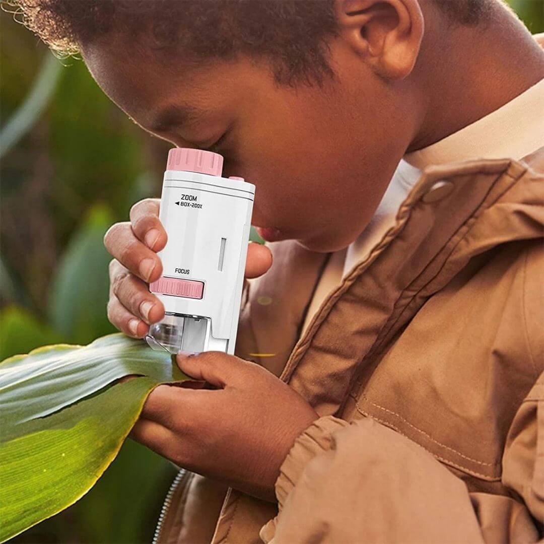 Microscope enfant LearnScope™, Portable LED 200x, univers-enfance.com