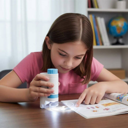 Microscope enfant LearnScope™, Portable LED 200x, univers-enfance.com