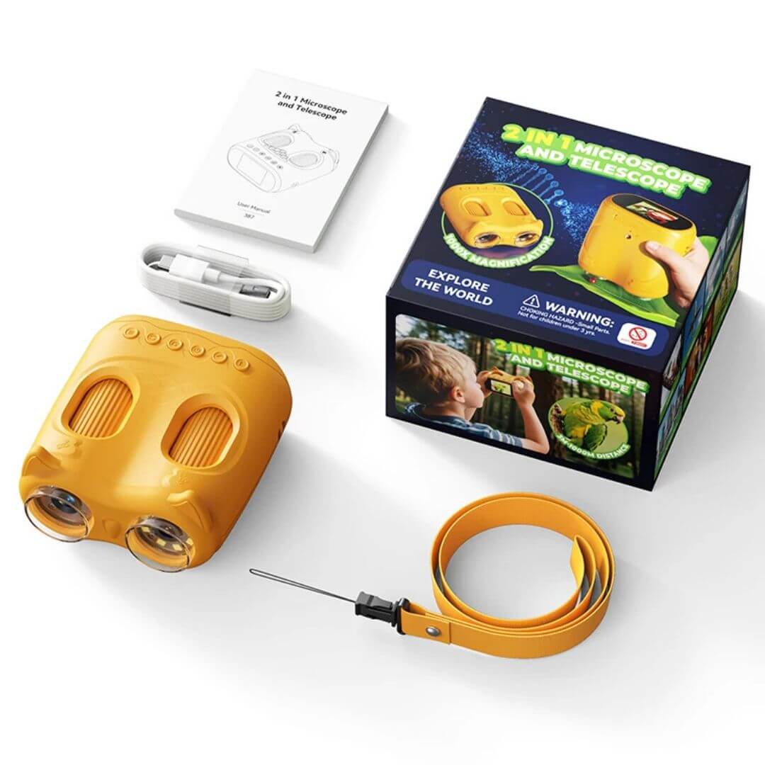 Microscope Portable Enfant ExploraScope™ | Microscope & Télescope 2-en-1  | univers-enfance.com