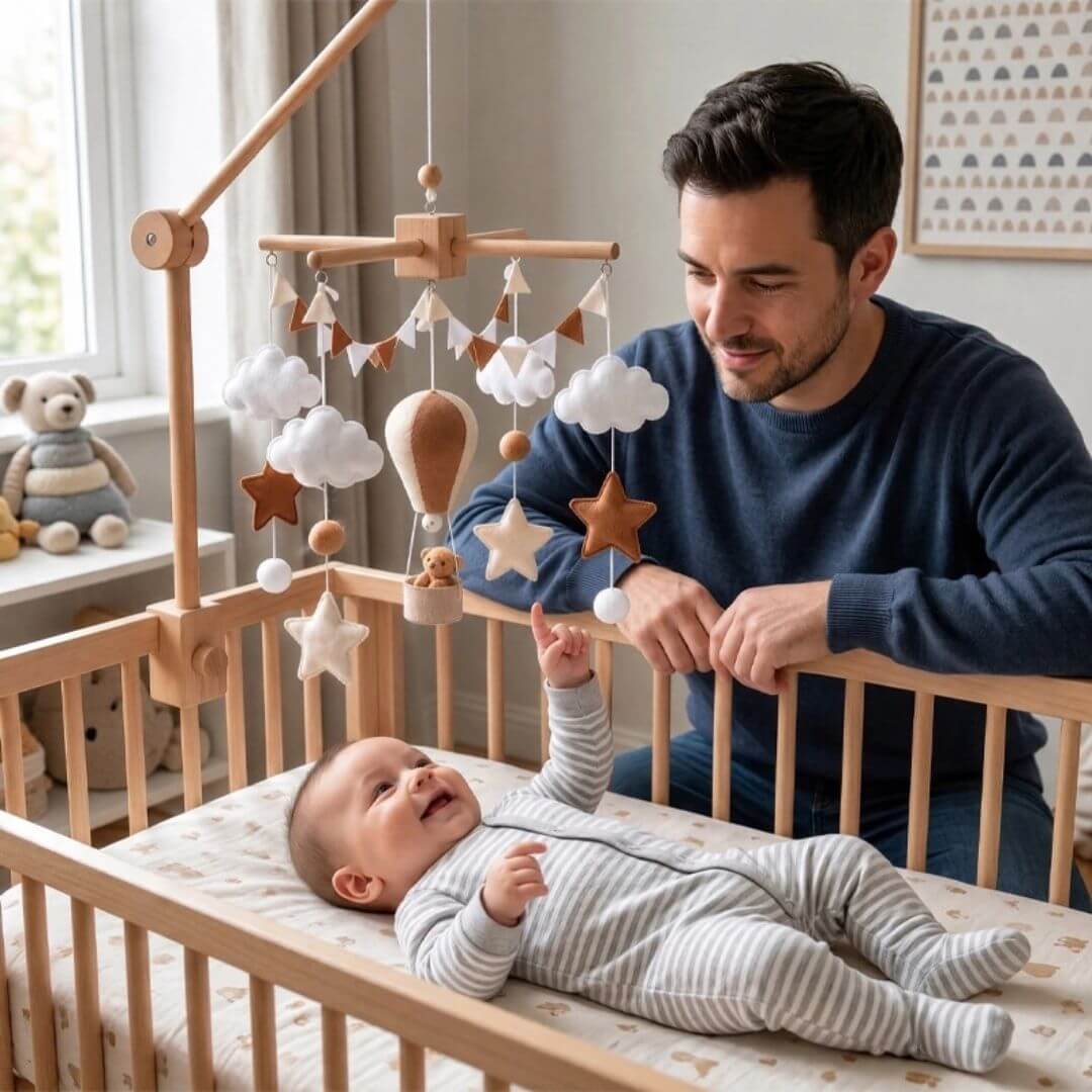 Mobile pour bébé | La Montgolfière - univers-enfance.com