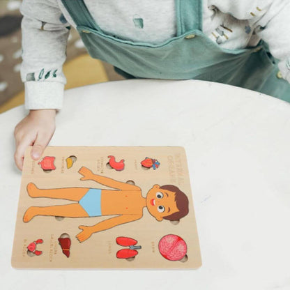 Le Puzzle bois éducatif pour la découverte de l'anatomie humaine