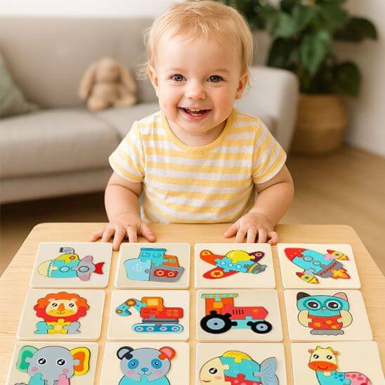 Les choix du Puzzle en bois éducatif 1-3 ans