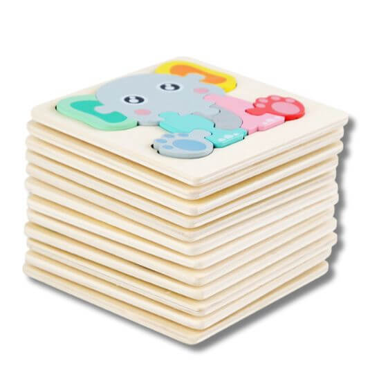 Puzzle en bois | Éducatif 1-3 ans