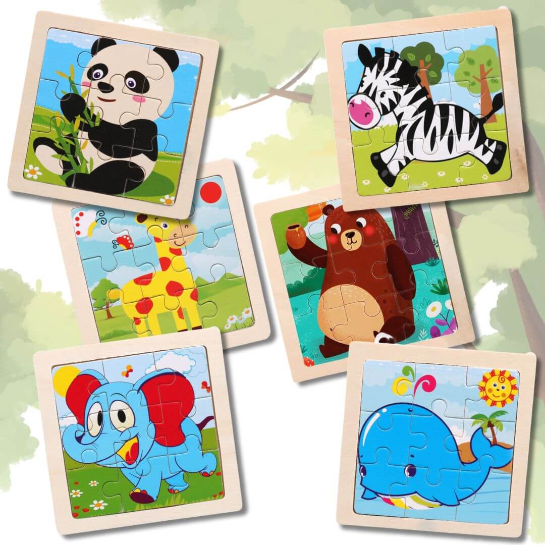La série Aventure sauvage du Puzzle en bois | Éveil Coloré