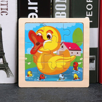 Le Puzzle en bois | Éveil Coloré en canard