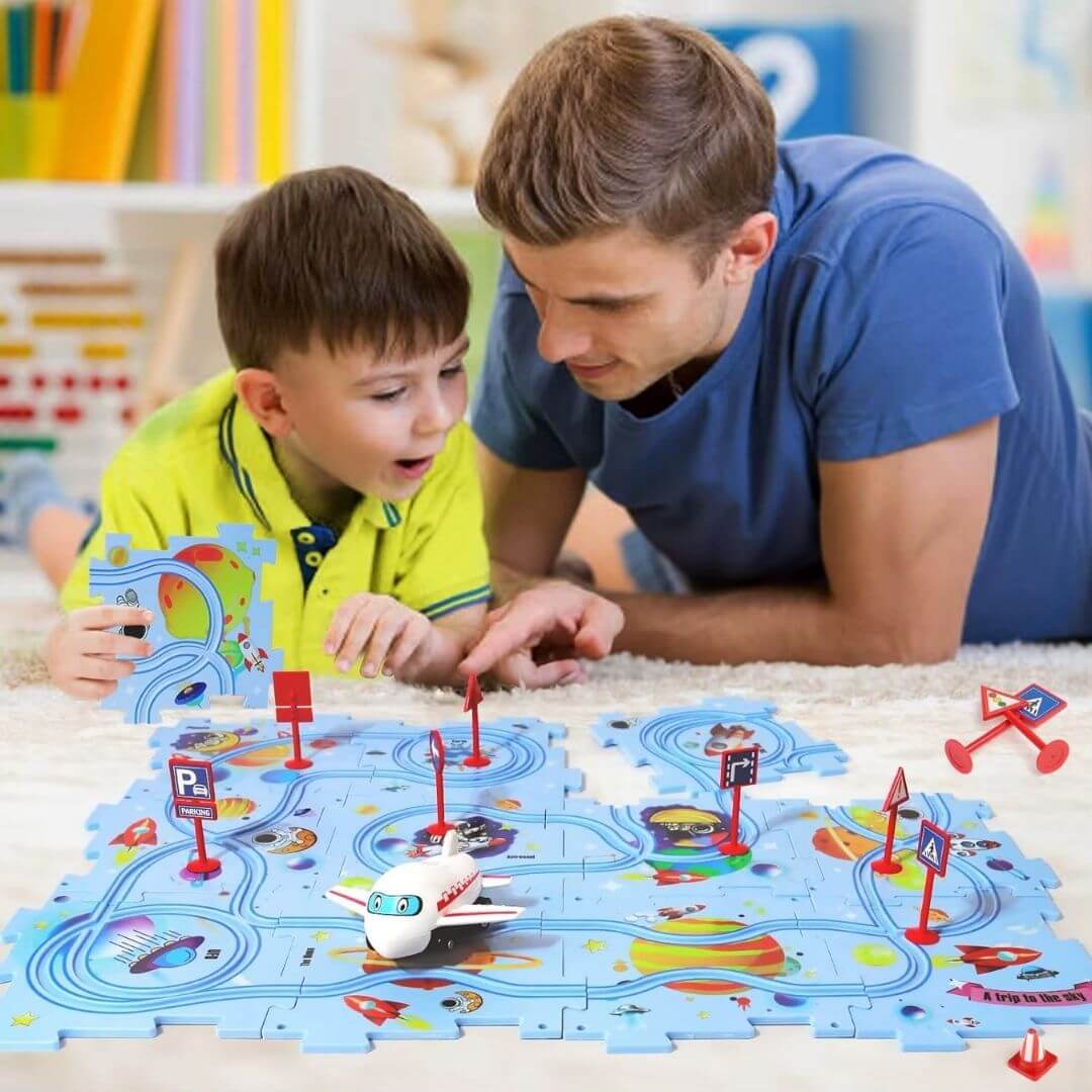 Puzzle-enfant-Circuit-Créa™-père-enfant