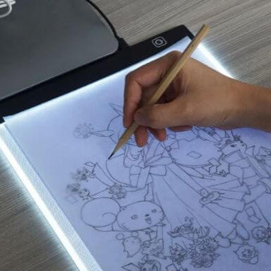 Tablette lumineuse à dessin Format A4 copie image