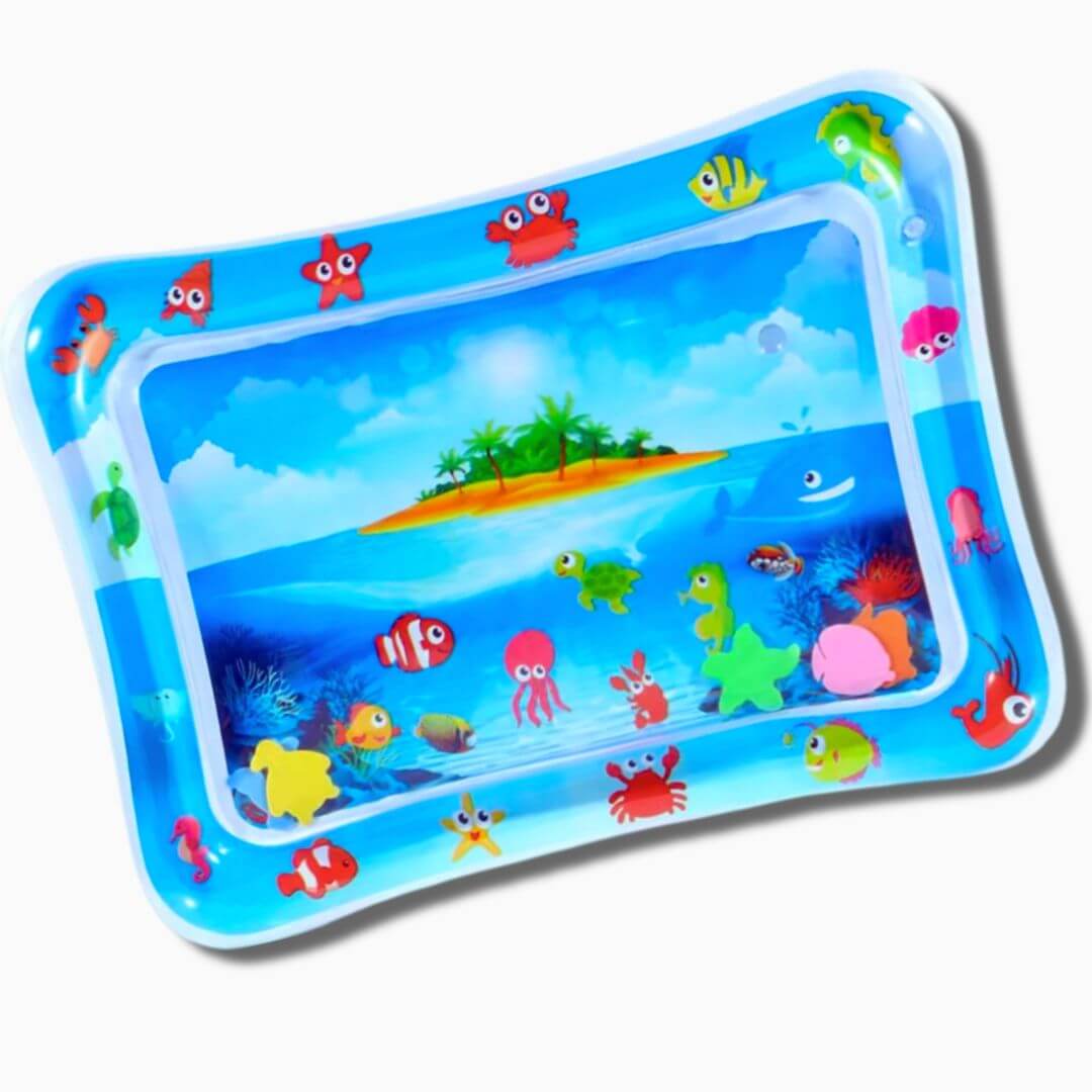 Tapis-d'eau-bébé-l'ile-paradisiaque-couleurs-éclatantes