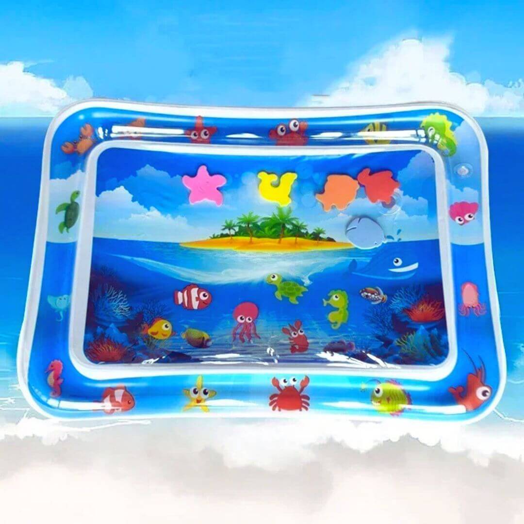Tapis-d'eau-bébé-l'ile-paradisiaque