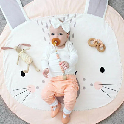 Tapis d'éveil bébé Rond Lapin bébé joue