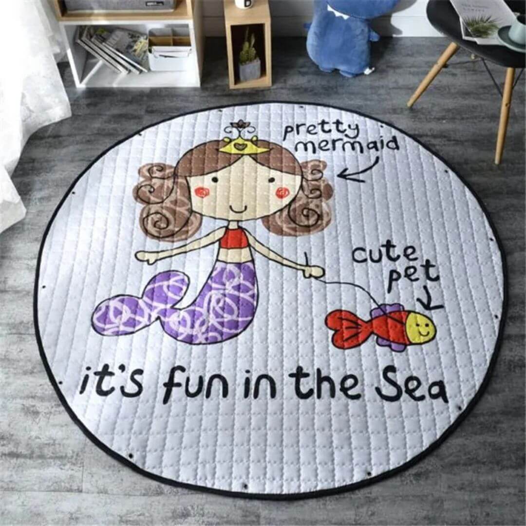 Tapis-de-jeu-bébé-L-Univers-marin-la-sirène