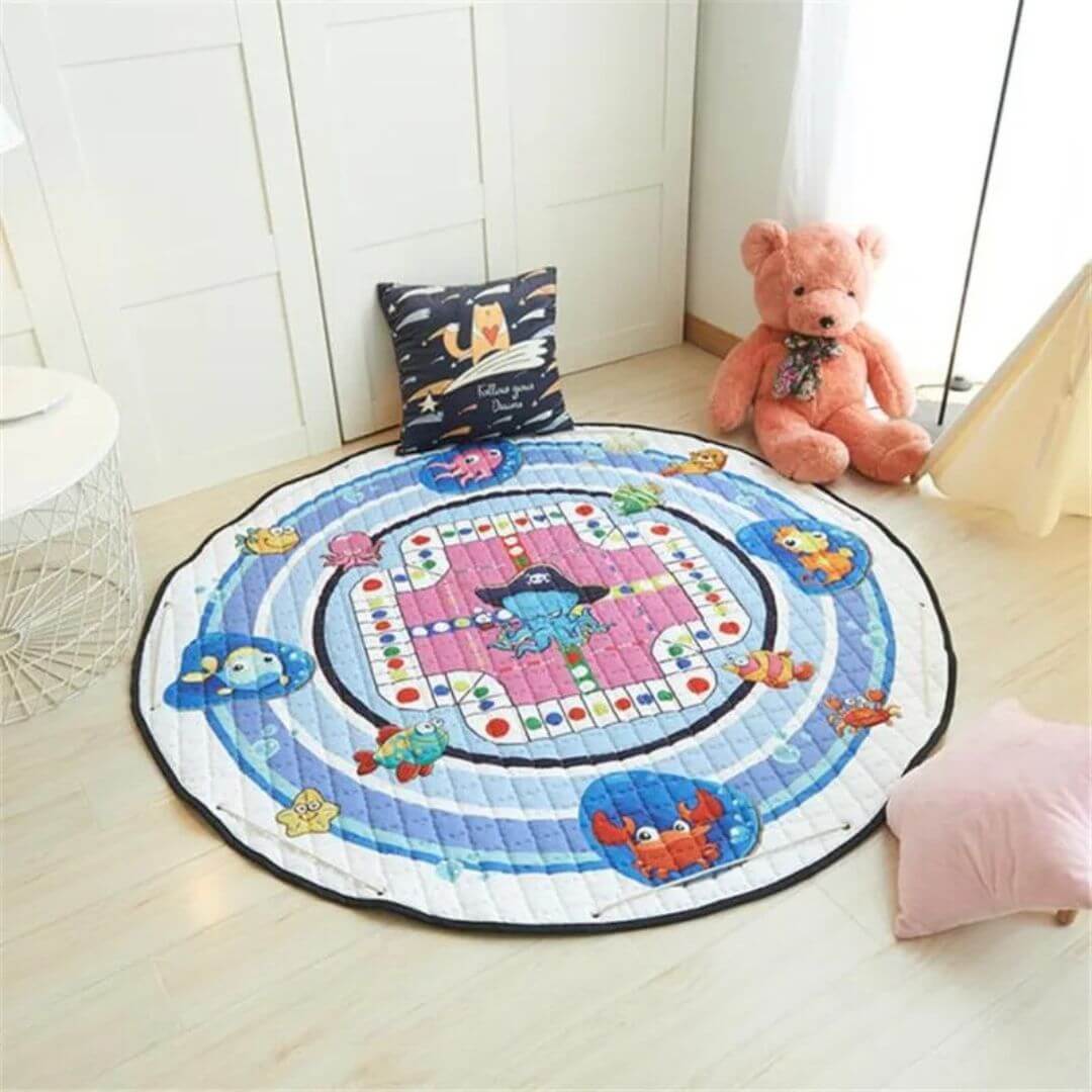 Tapis-de-jeu-bébé-L-Univers-marin-le-crabe