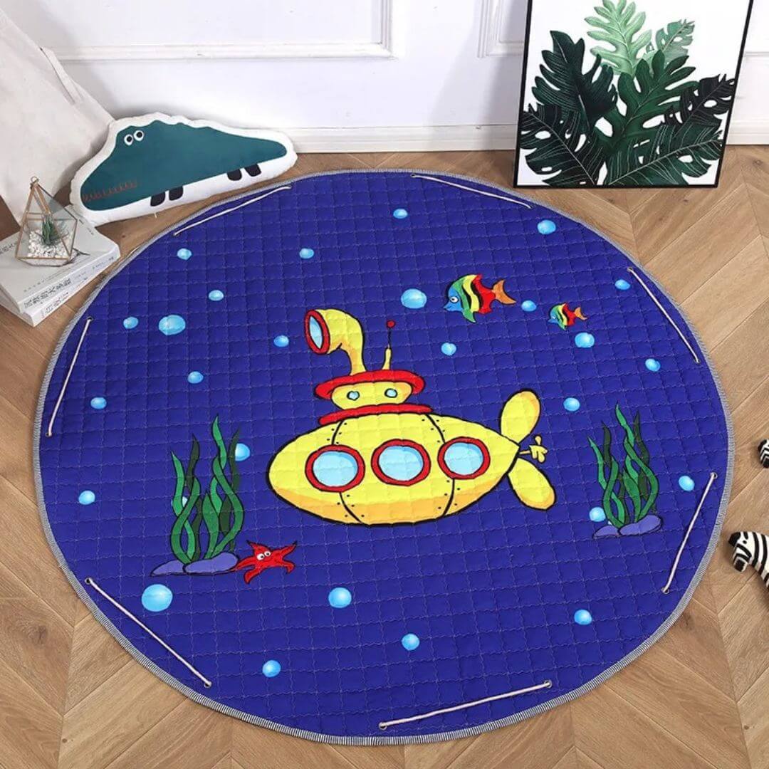 Tapis-de-jeu-bébé-L-Univers-marin-le-sous-marin