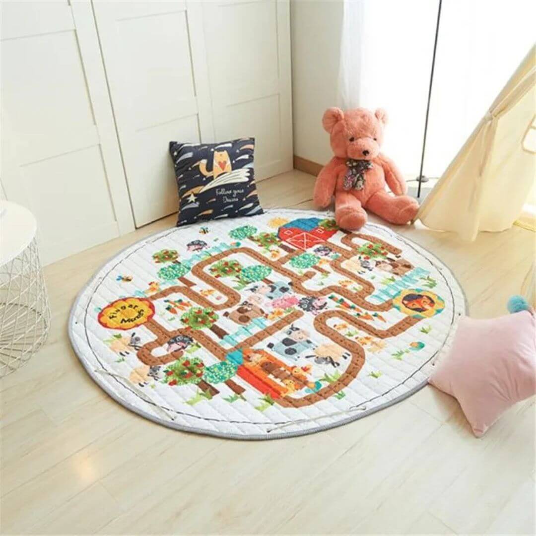 Tapis-de-jeu-bébé-Le-Labyrinthe-la-ferme
