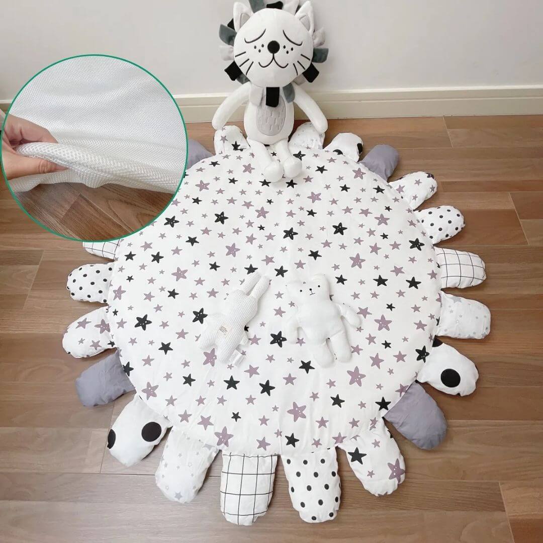 Tapis d'éveil bébé Rembourré étoiles