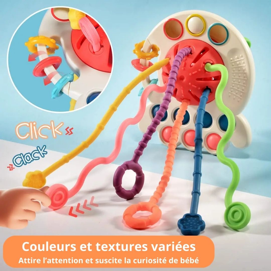 Anneau de dentition en silicone | L’Octopus™ - Univers Enfance