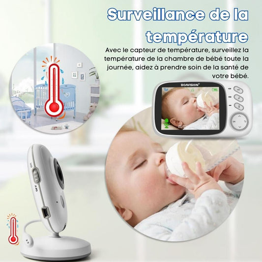 BabyView™ | Caméra de Surveillance bébé multifonctionnelle - Univers Enfance