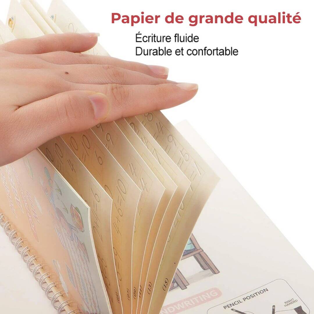 Le Cahier d'écriture maternelle avec papier épais