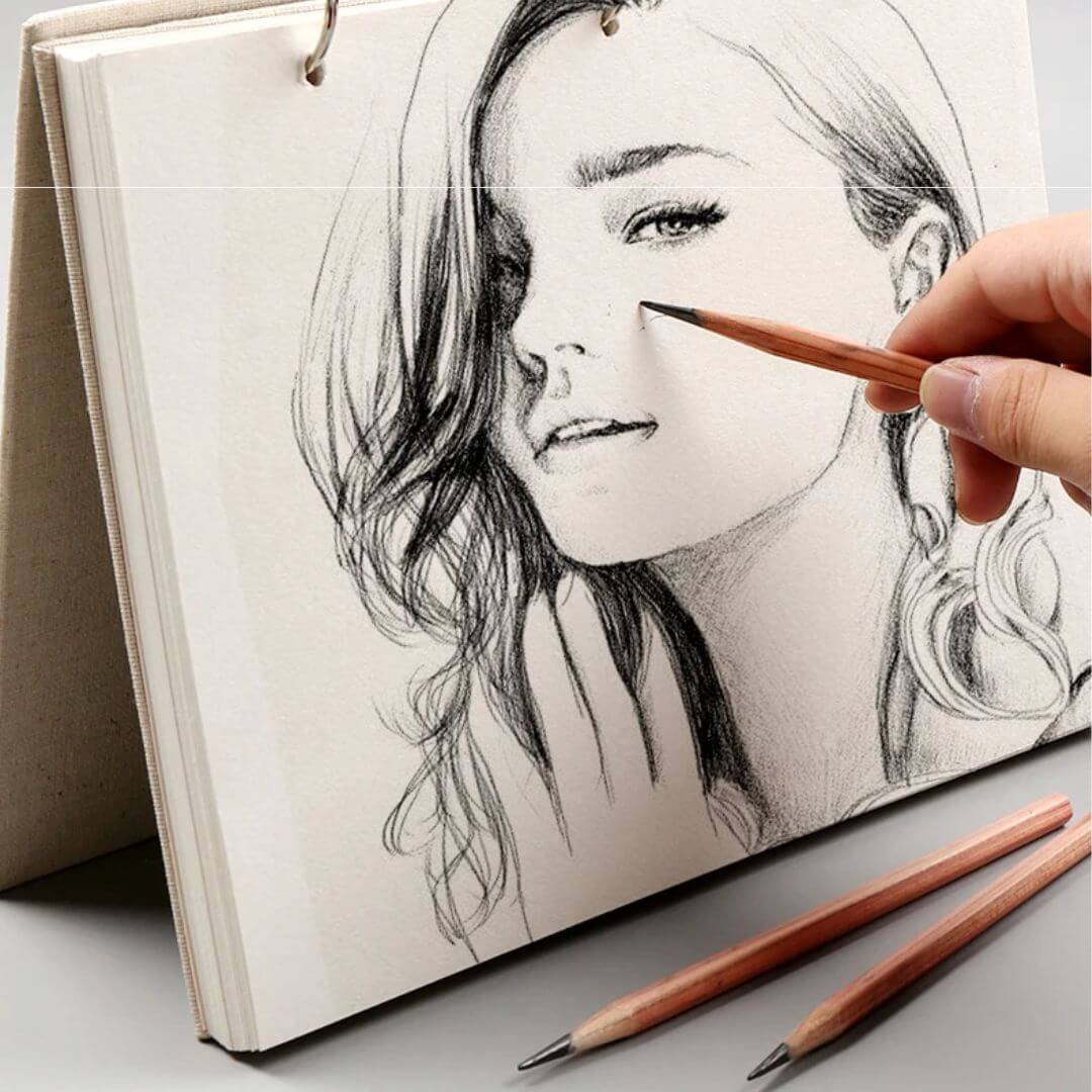 Le Carnet de croquis pour dessin au crayon