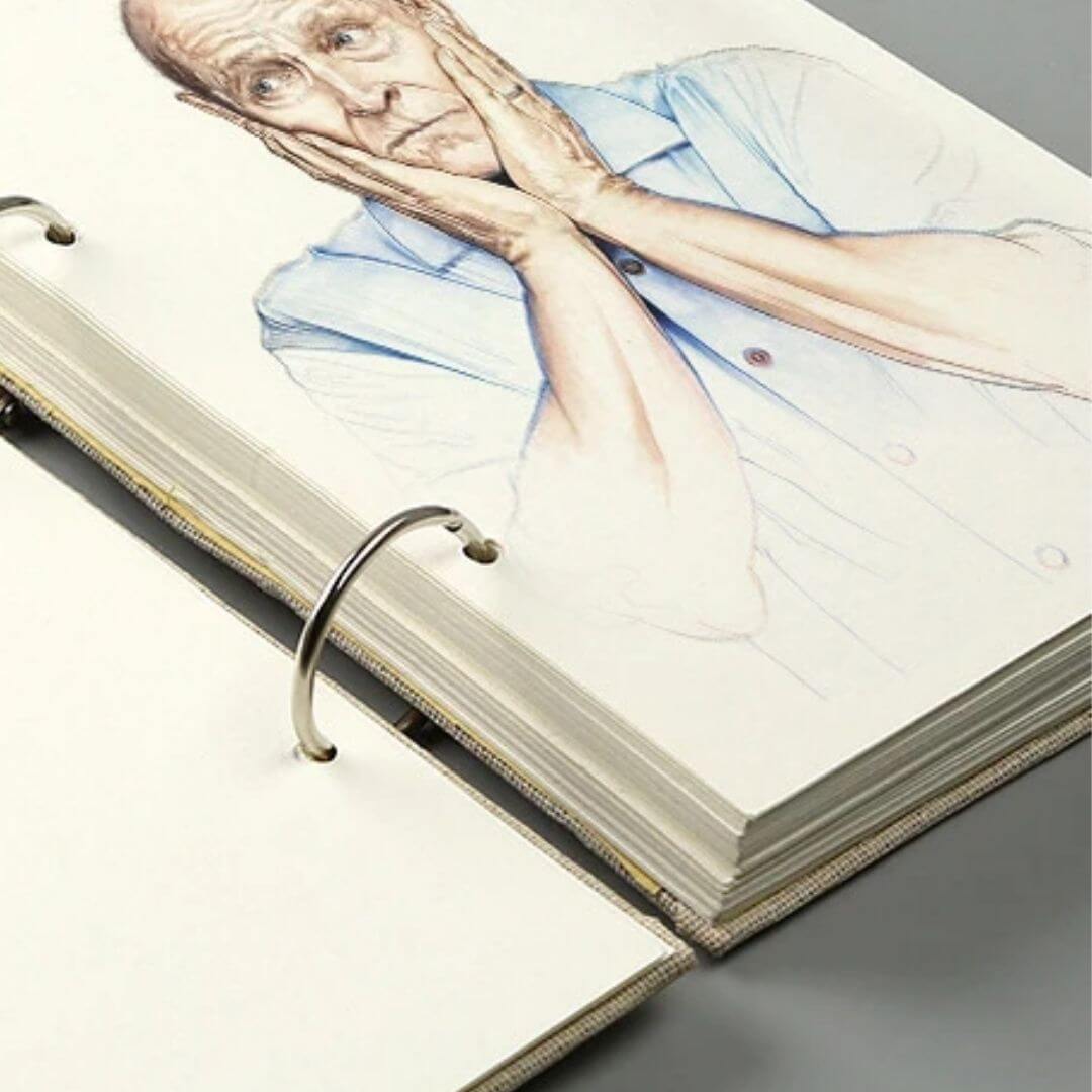 Le Carnet de croquis pour du dessin en couleur