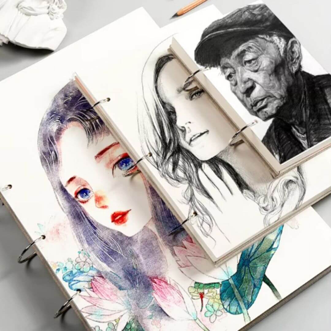 Le Carnet de croquis pour dessin au fusain