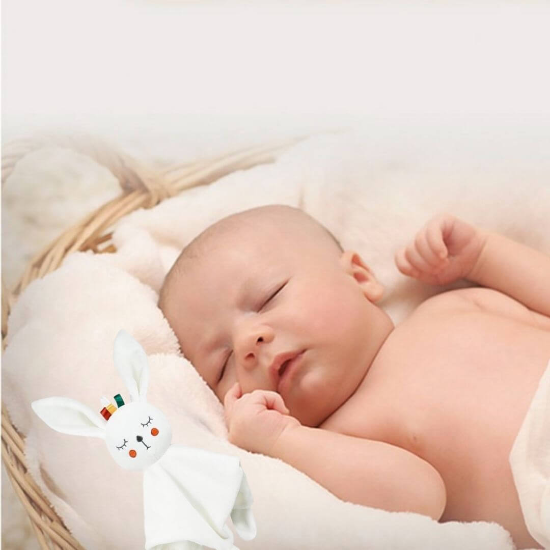 Doudou bébé fille — lion en hochet calmant