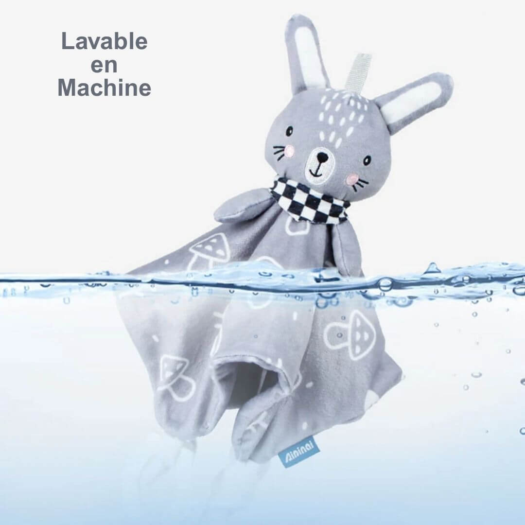 Doudou bébé, hochet style nordique lavable