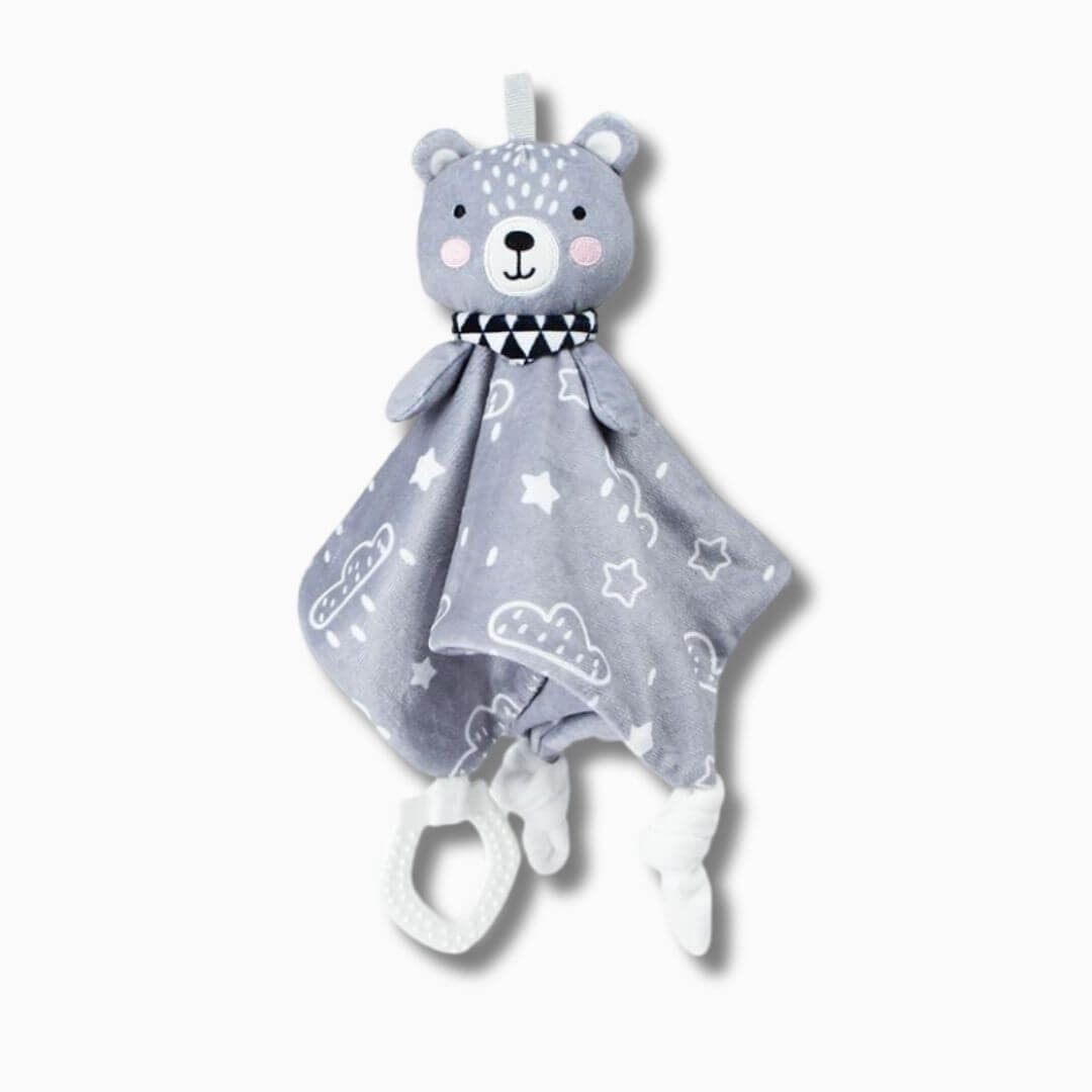 Doudou bébé, hochet style nordique Ours