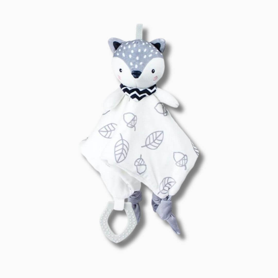 Doudou bébé, hochet style nordique Renard