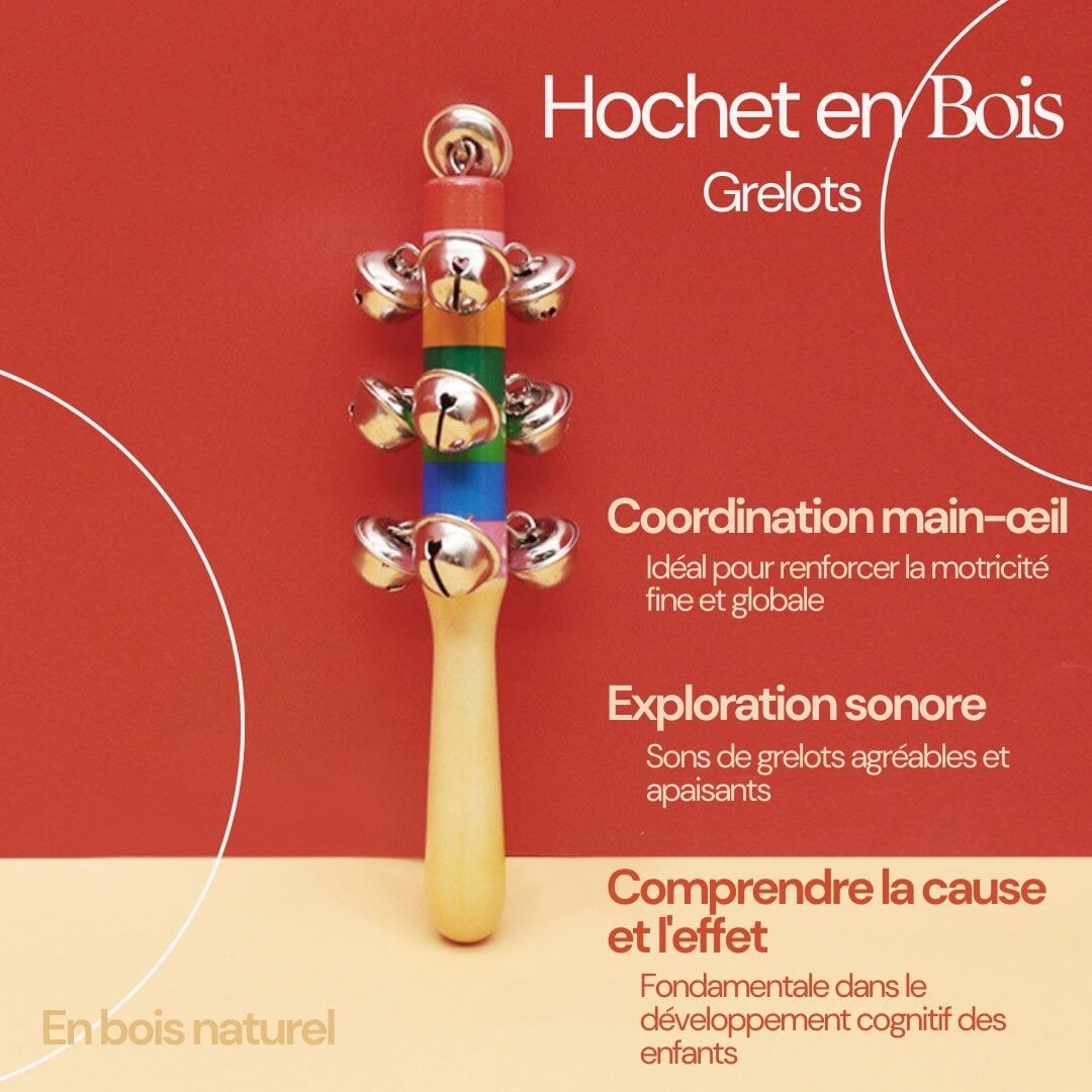 Les avantages du Grelots, le hochet en bois