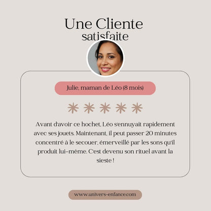 Avis de Julie sur Grelots, le hochet en bois