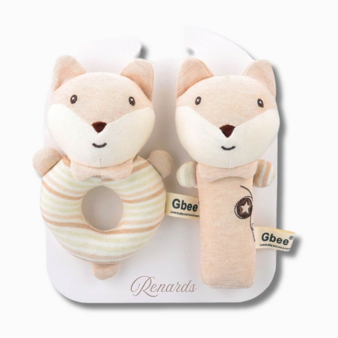Hochet bébé 3 mois renard