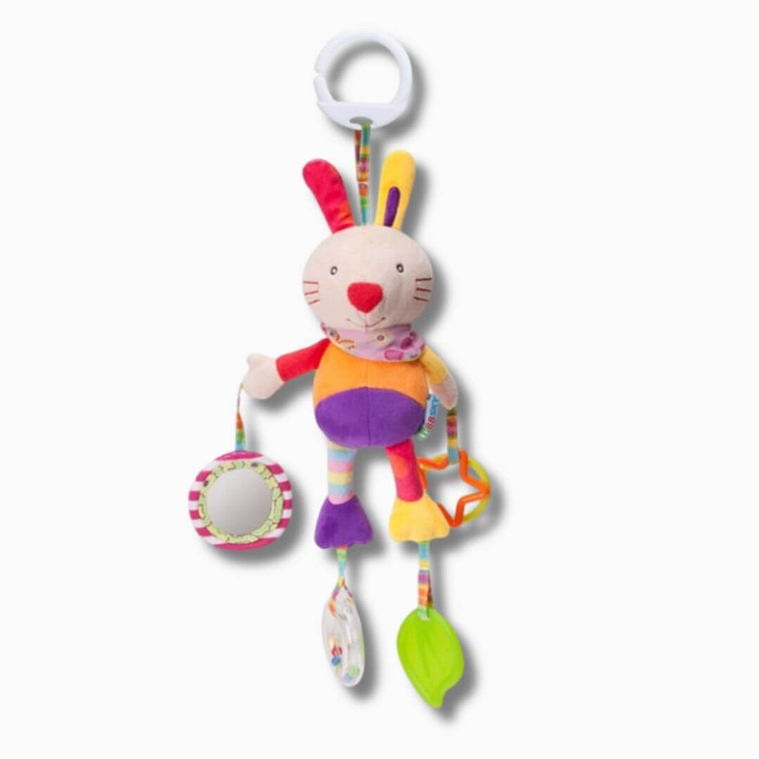 Hochet bebe à accrocher Lapin