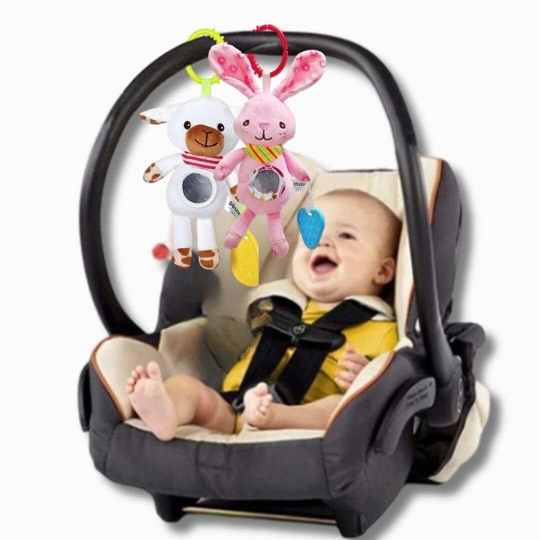 Hochet BEBE - Figurine à suspendre pour siège auto