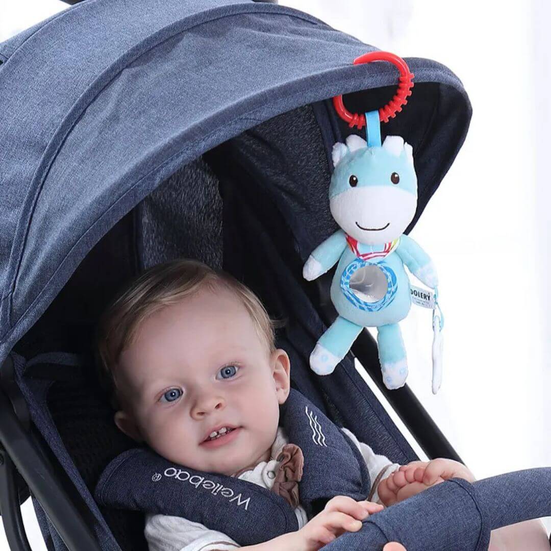 Hochet BEBE - Figurine à suspendre sur poussette