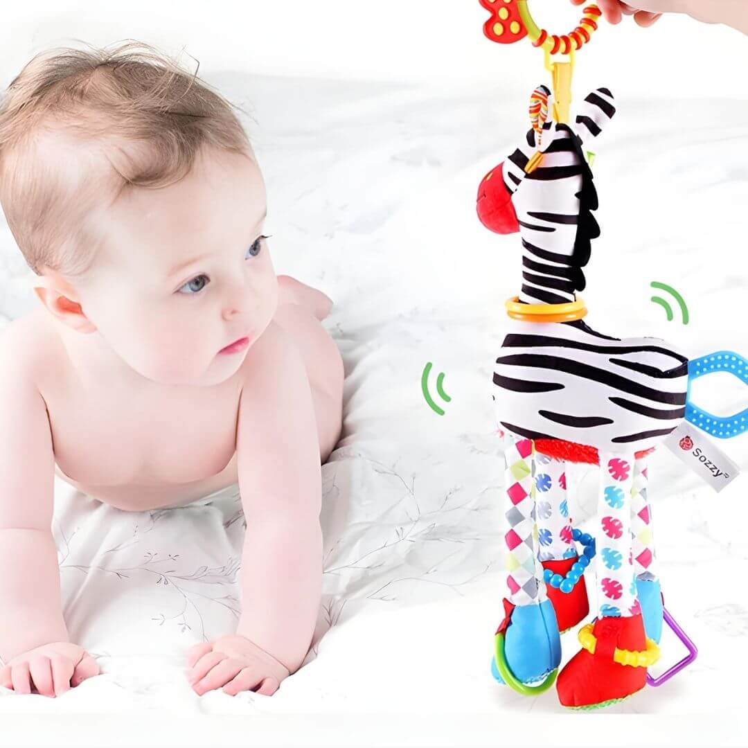 Hochet bébé les longs cous mignons pour l'éveil moteur