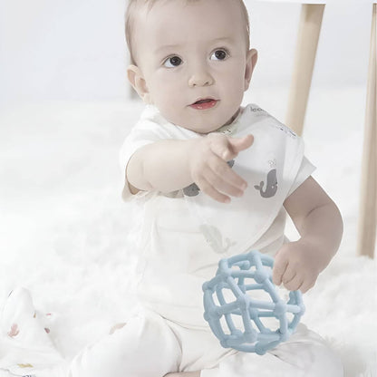 Hochet pour bebe – maille en silicone divertissant